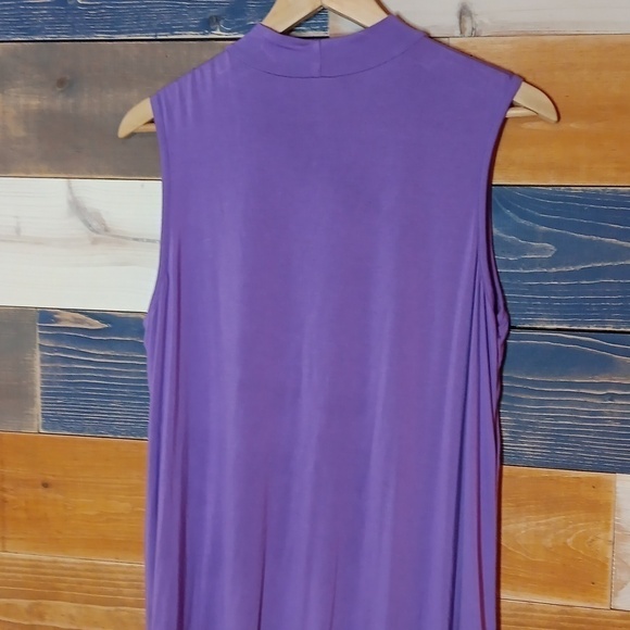 LOGO Layers Tunic L top purple - Picture 5 of 6
